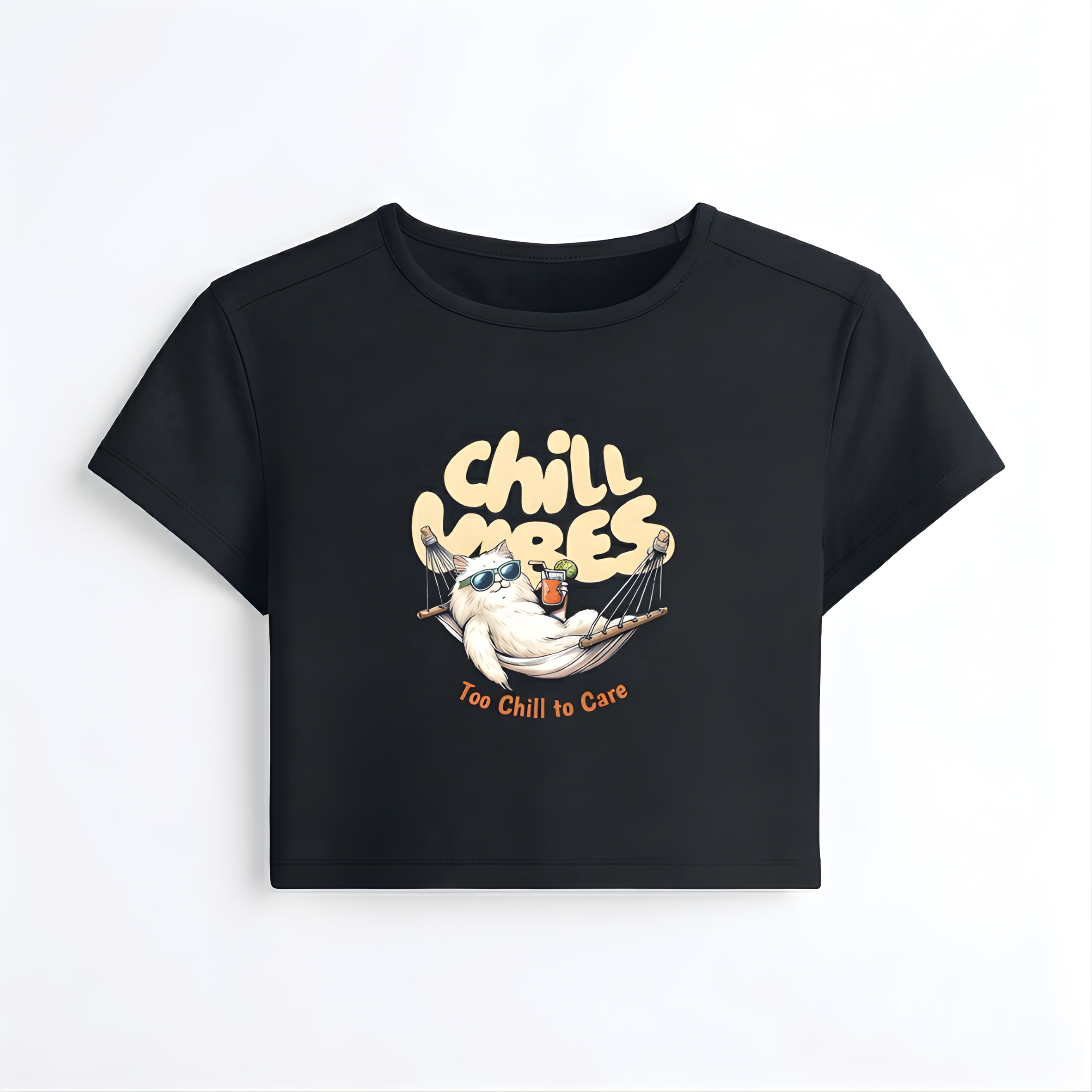 Chill Vibes Cat Lover Baby Tee