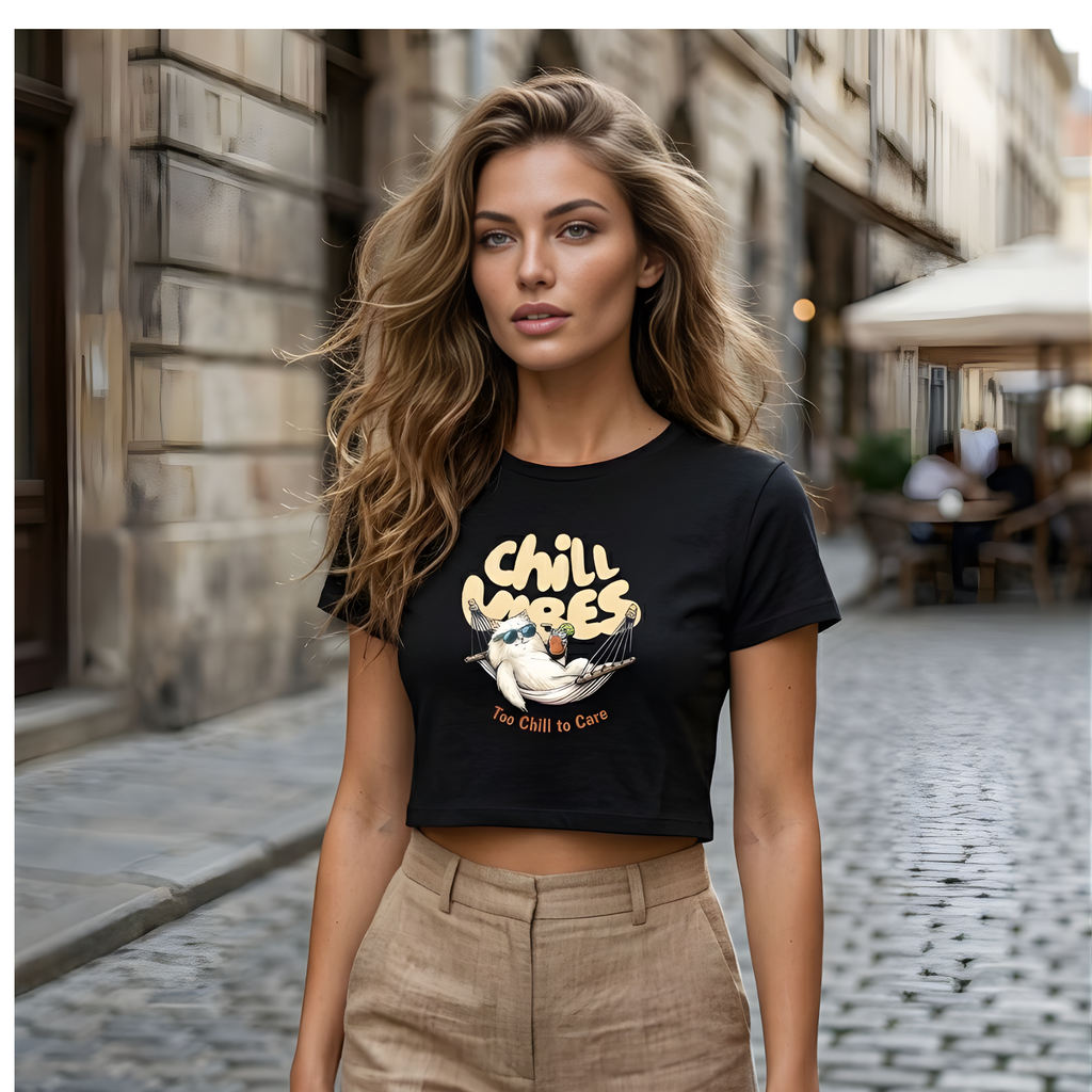 Chill Vibes Cat Lover Baby Tee