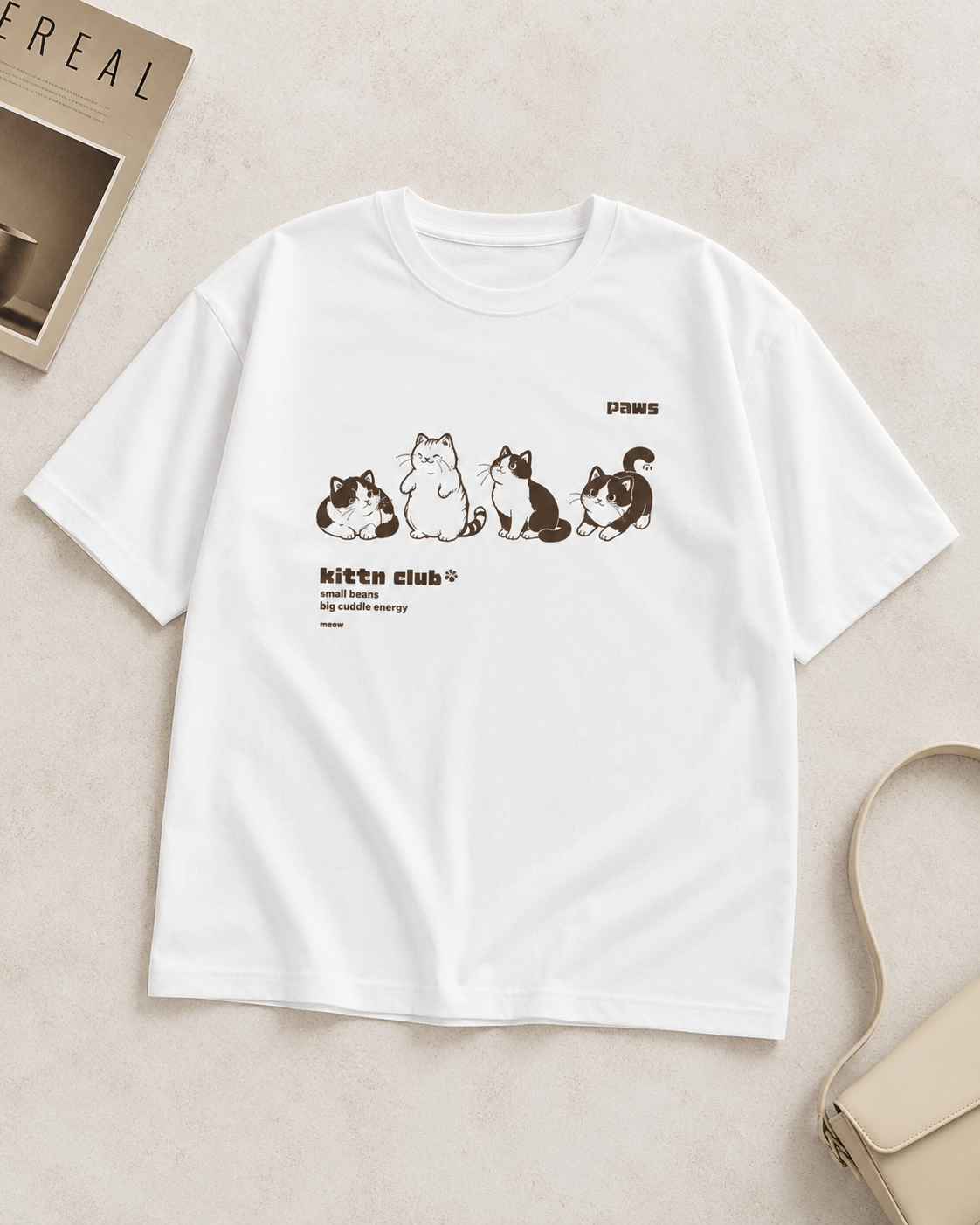 Kitten Club Oversized T-Shirt
