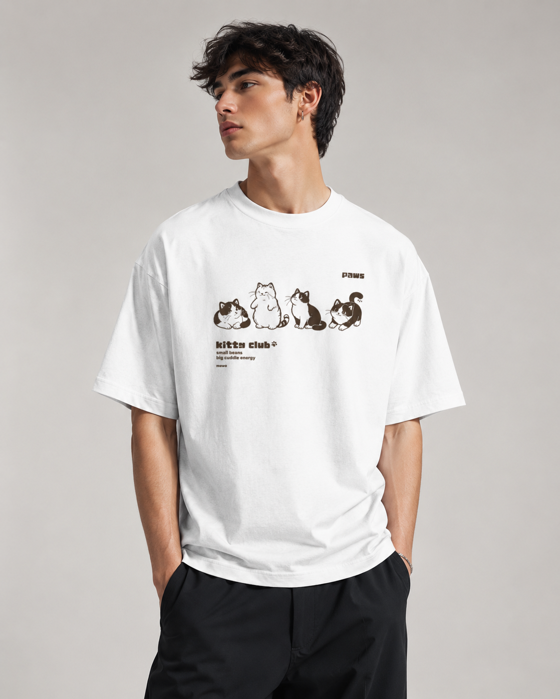 Kitten Club Oversized T-Shirt
