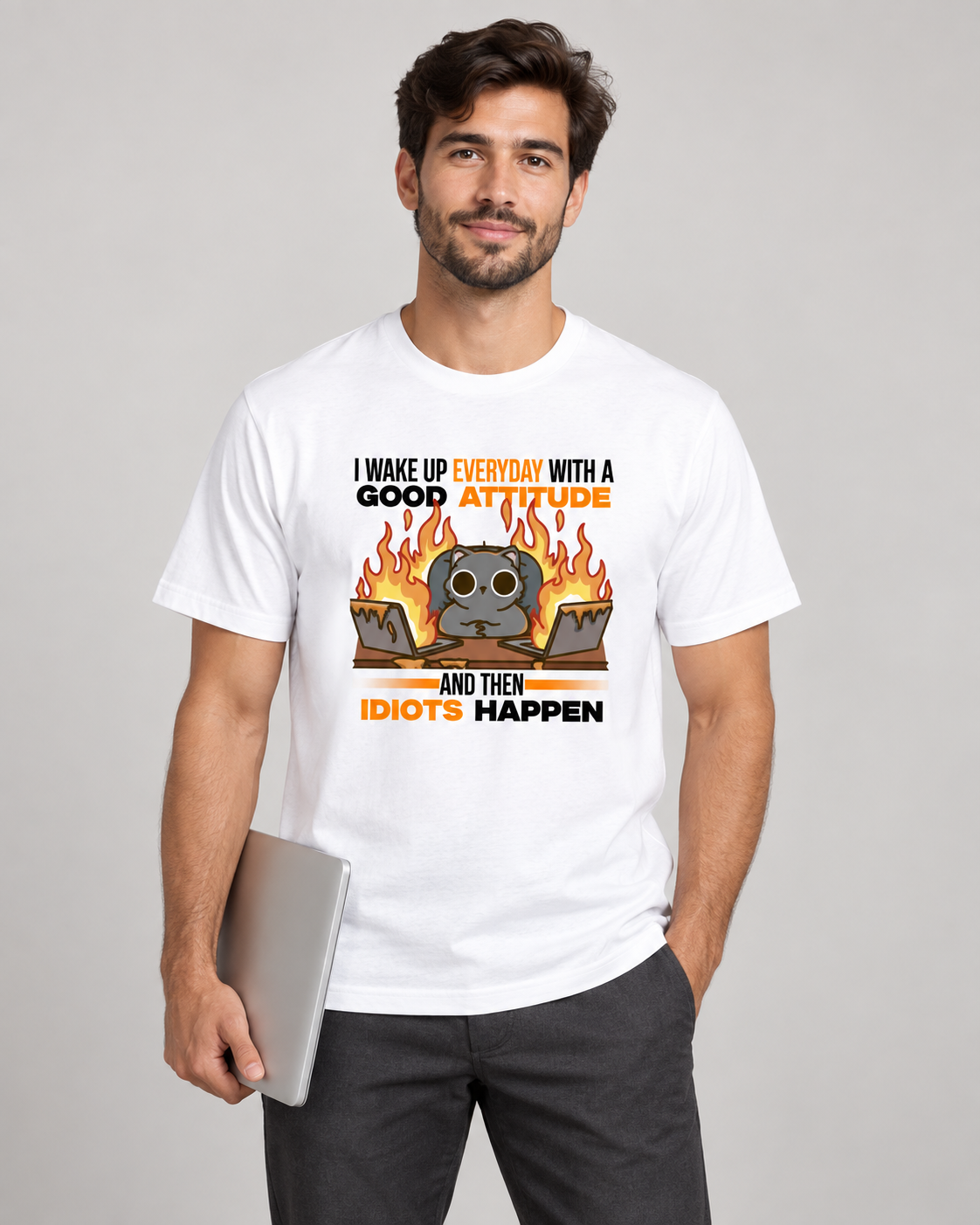 Office Chaos Graphic T-Shirt