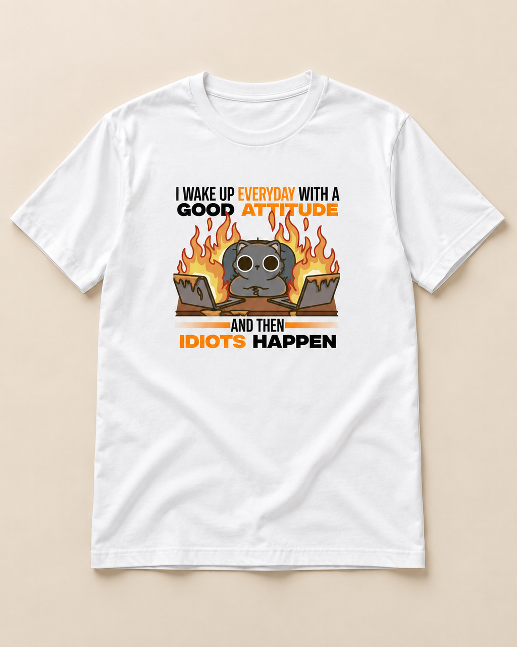 Office Chaos Graphic T-Shirt