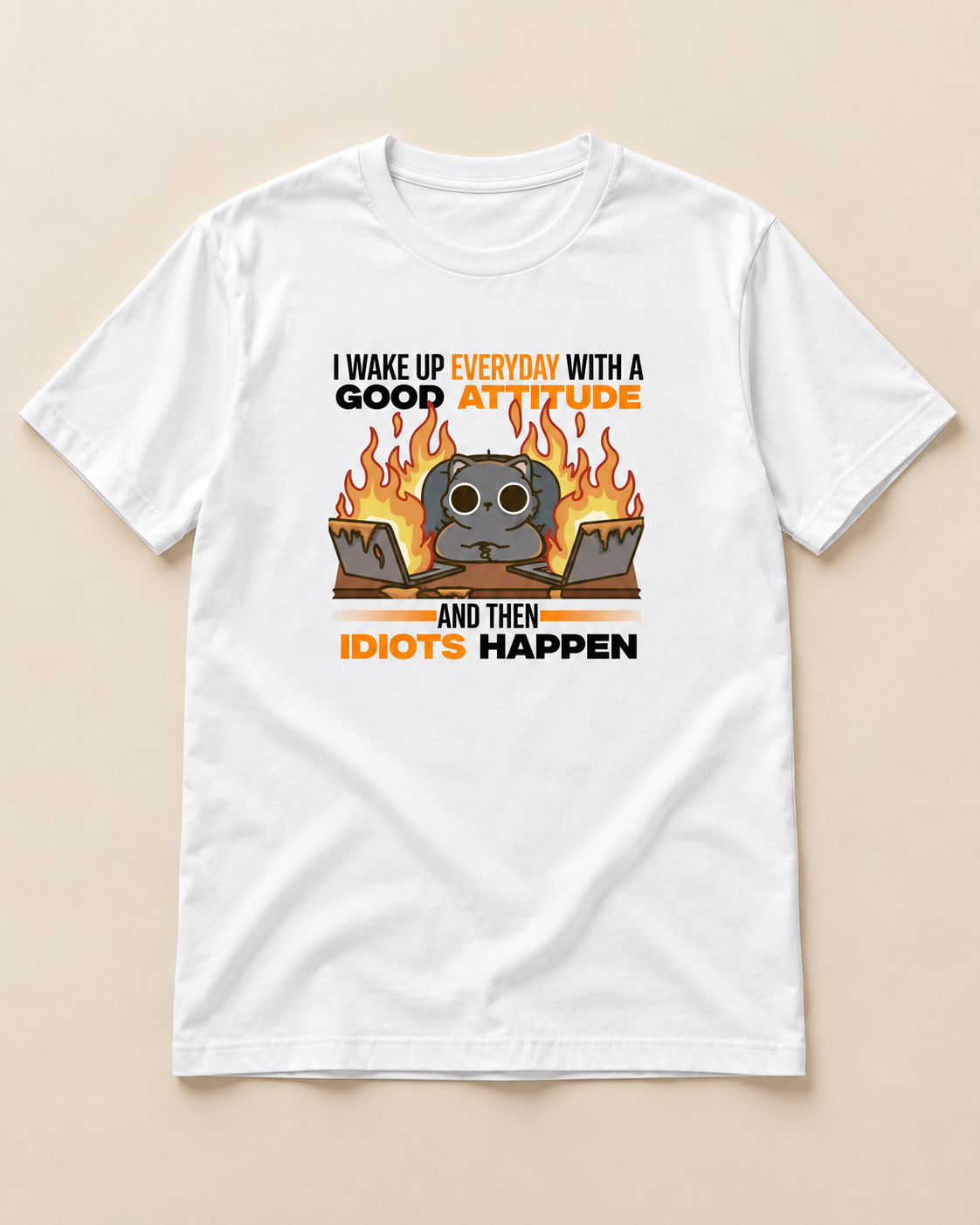 Office Chaos Graphic T-Shirt