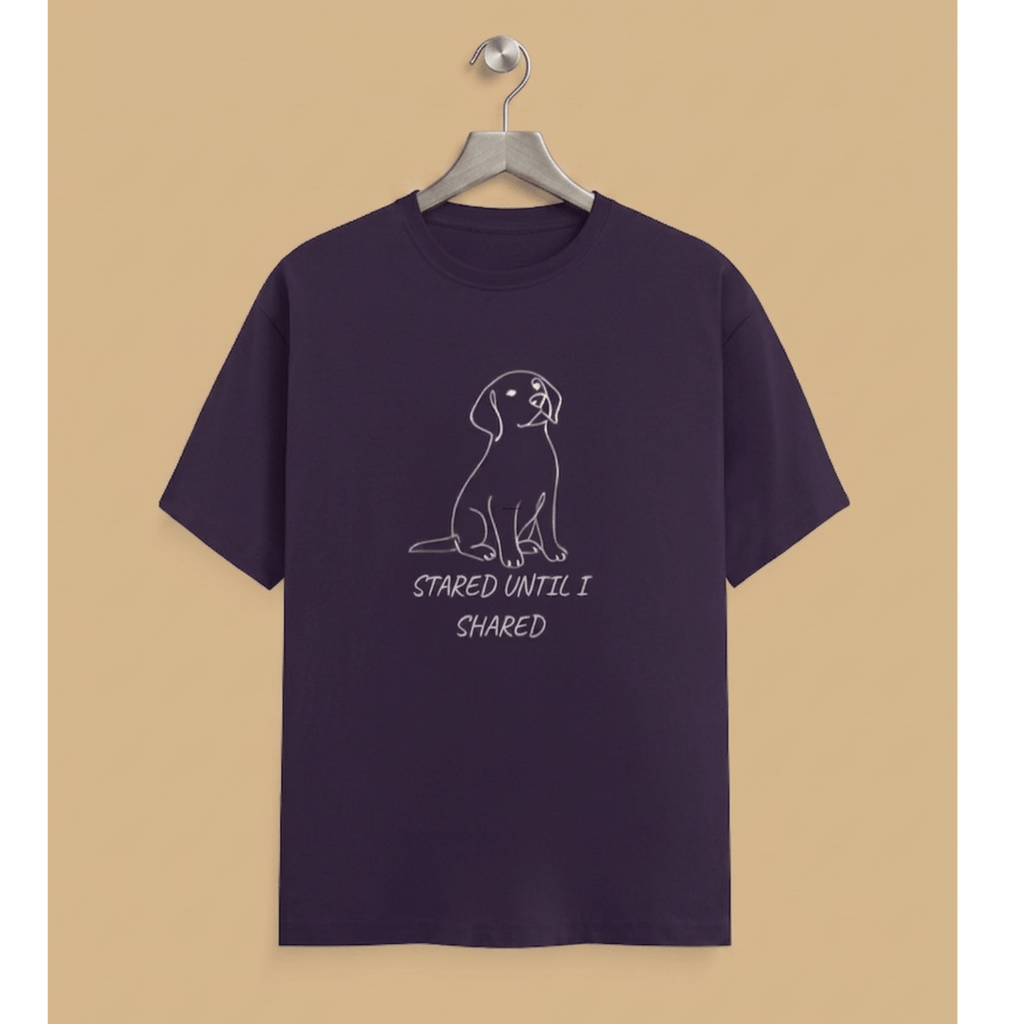 Dog Stared Until I Shared Dog Lover T-Shirt