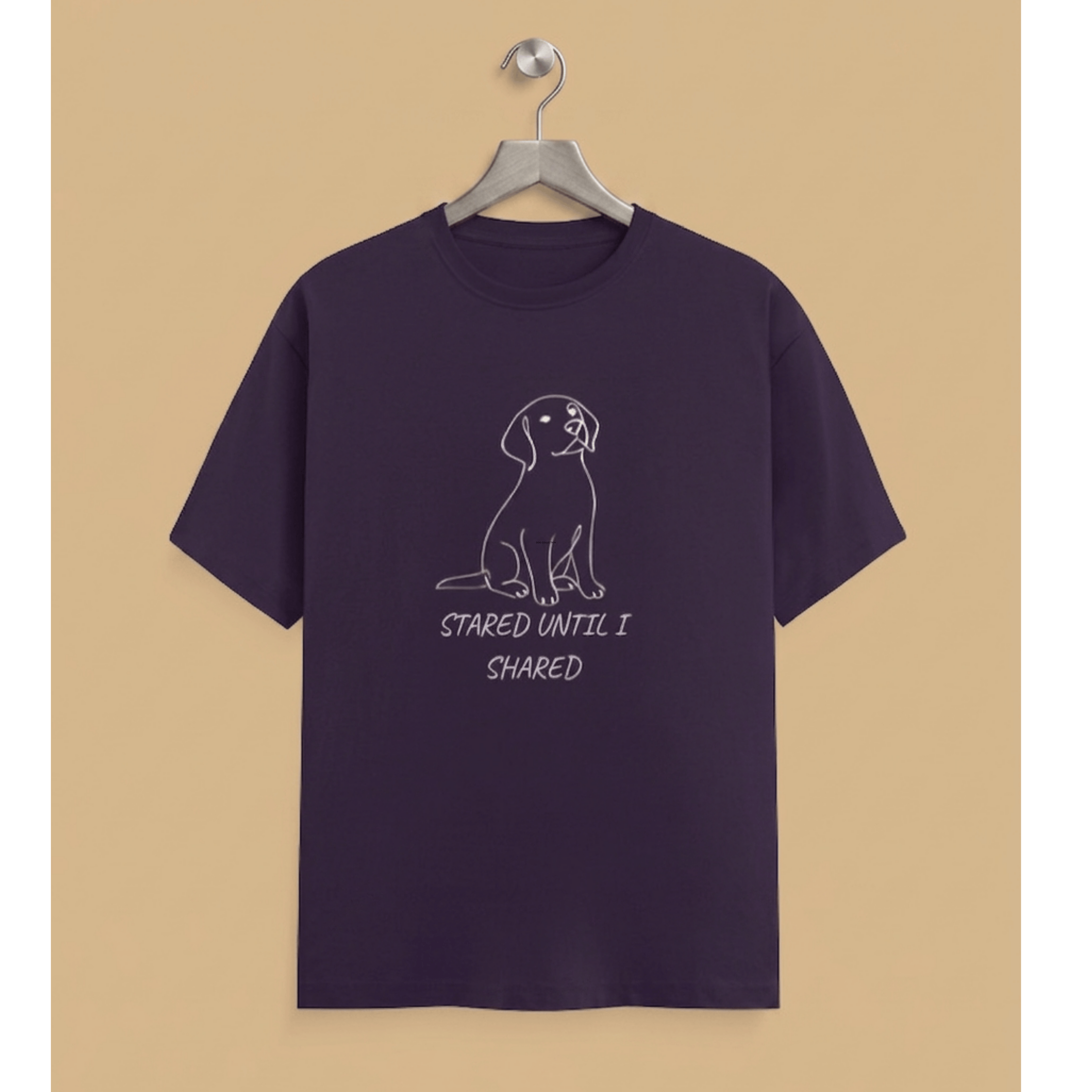 Dog Stared Until I Shared Dog Lover T-Shirt