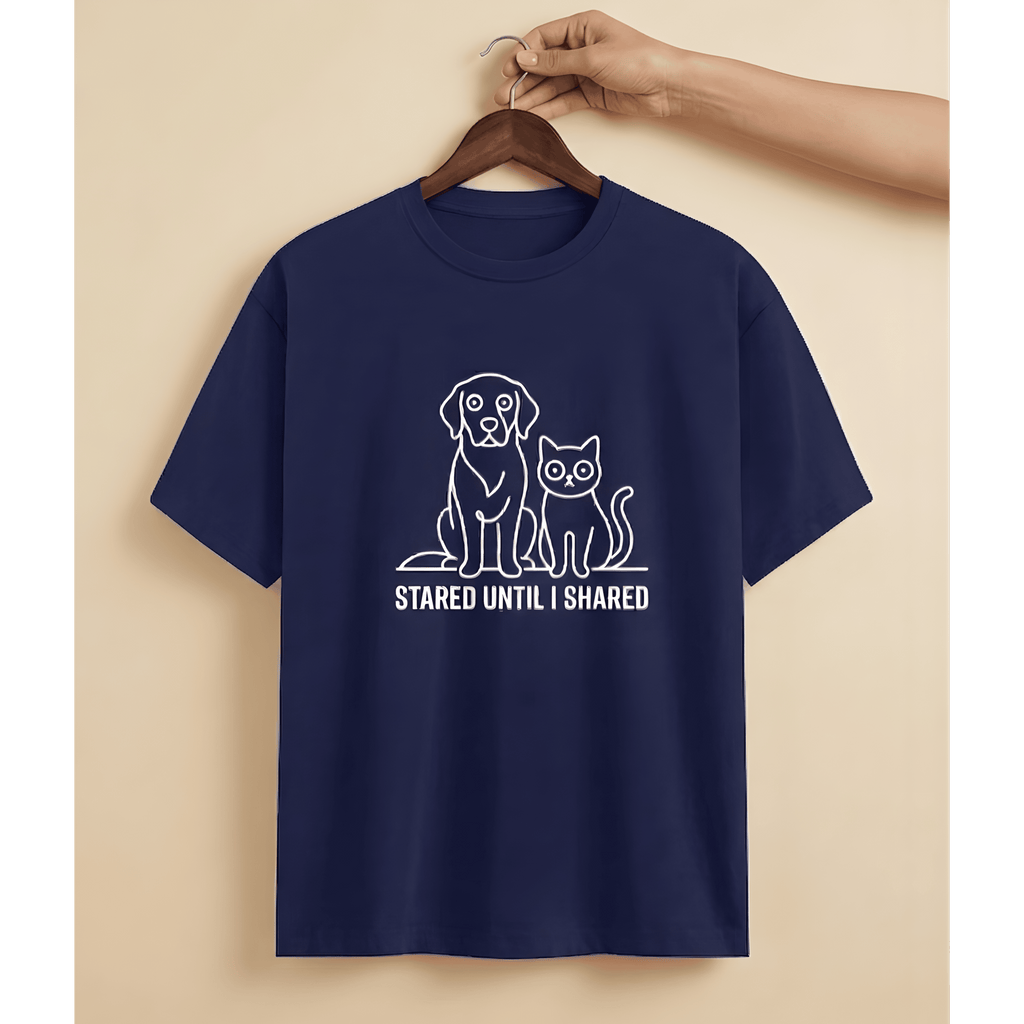 Stared Until I Shared Cat Lover T-Shirt