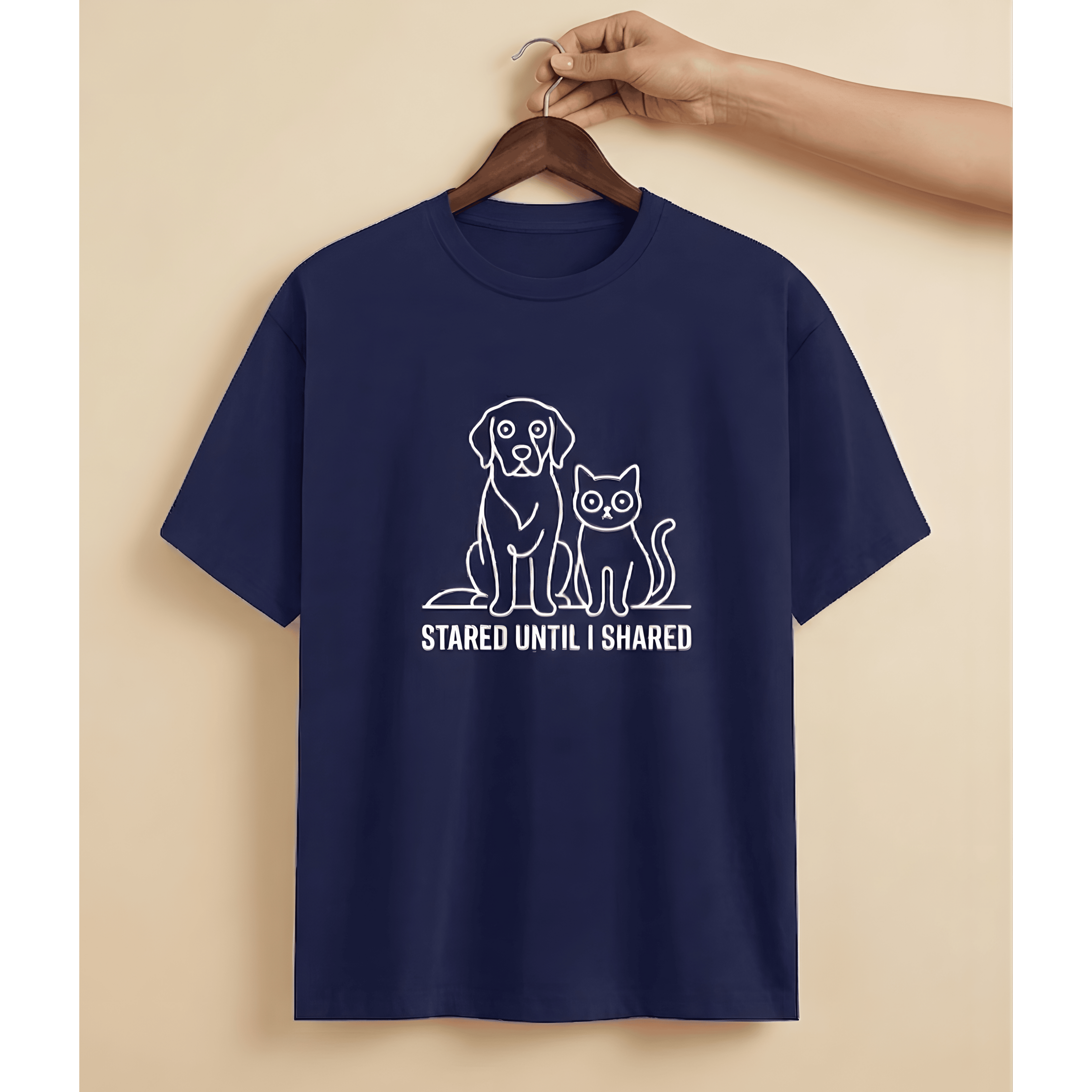 Stared Until I Shared Cat Lover T-Shirt