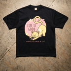 Life Is Good Dog Lover Graphic T-Shirt